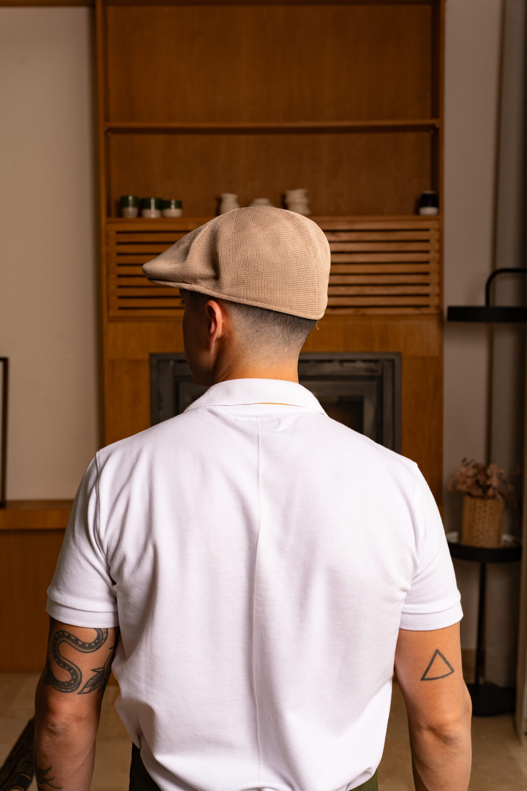 Gorra Calada Color Beige - Imagen 7