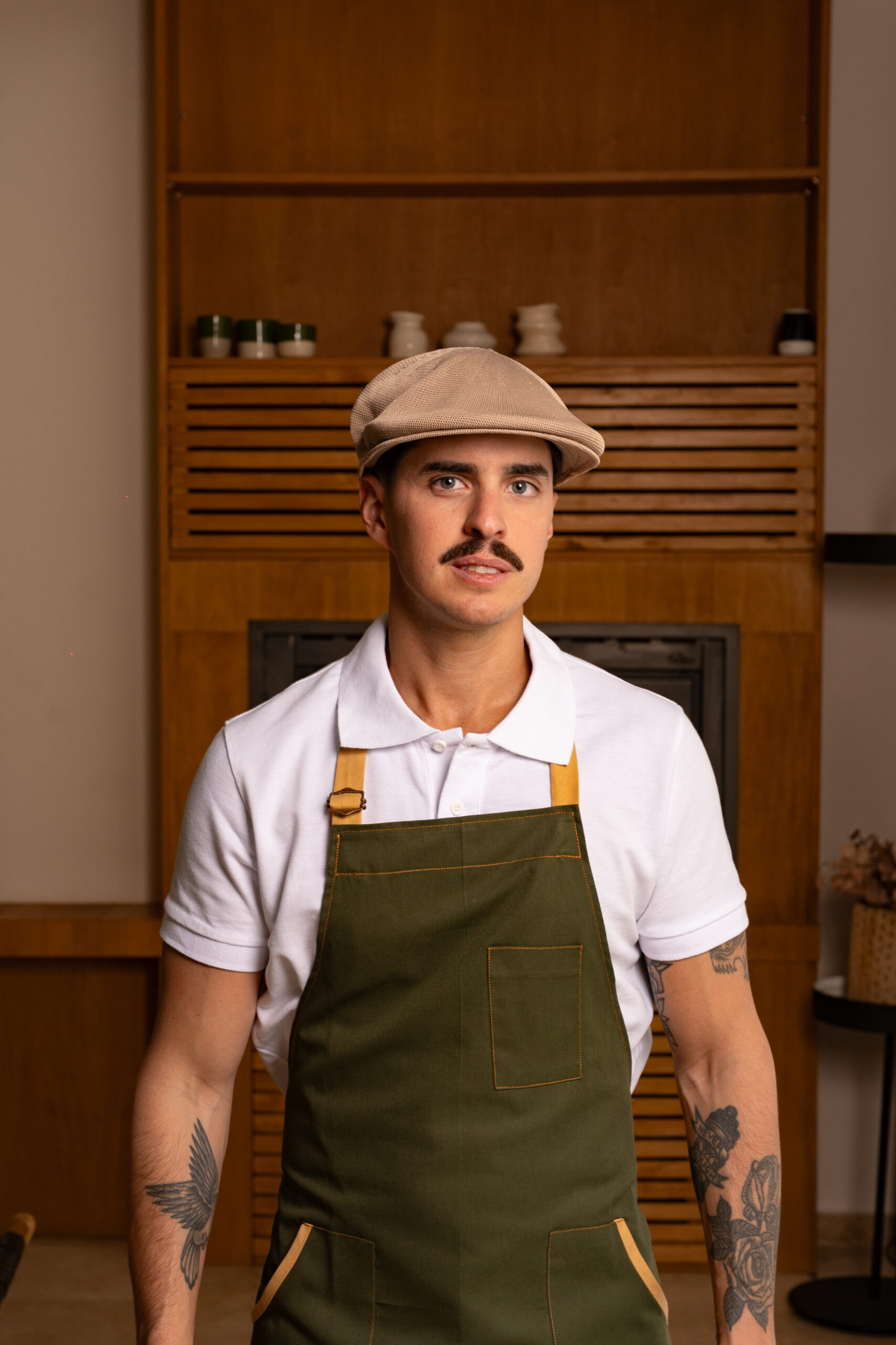 Gorra Calada Color Beige - Imagen 8