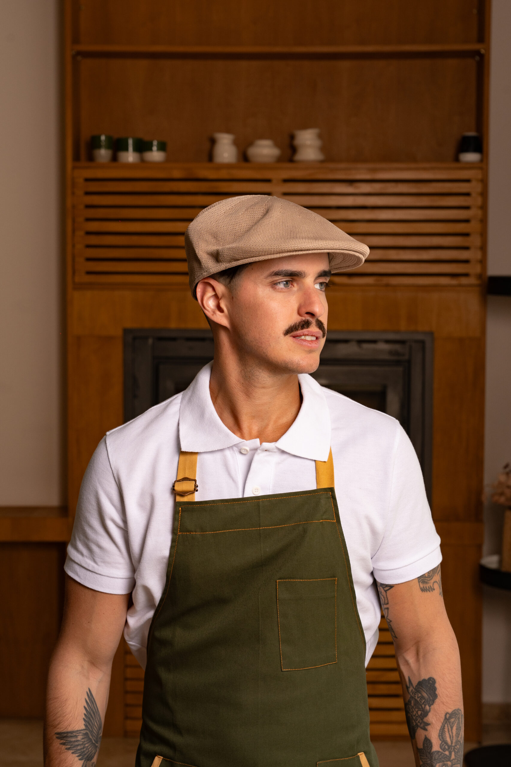 Gorra Calada Color Beige - Imagen 9